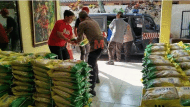 Polresta Malang Kota Gelontorkan 36 Ton Beras